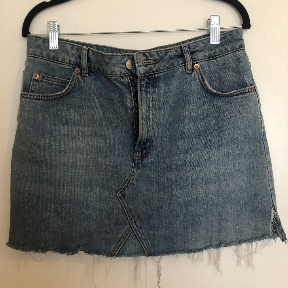 Jean Topshop Moto skirt